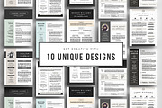 Go Big or Go Home! The Resume Bundle, a Resume Template by Refinery Resume Co. (Thumbnail 2 of 4)