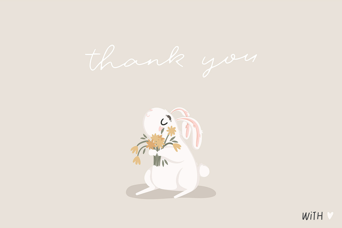 2023 rabbit calendar - 4 templates, a Stationery Template by Cute vector (Photo 10 of 10)