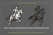 Vintage Cowgirl Vector Illustration, a Person Illustration by lettett (Thumbnail 2 of 3)
