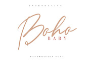 Boho Baby, a Script Font by Katie Holland (Thumbnail 1 of 8)