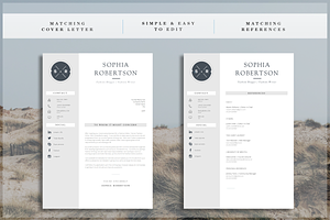 Creative Resume Template CV Design