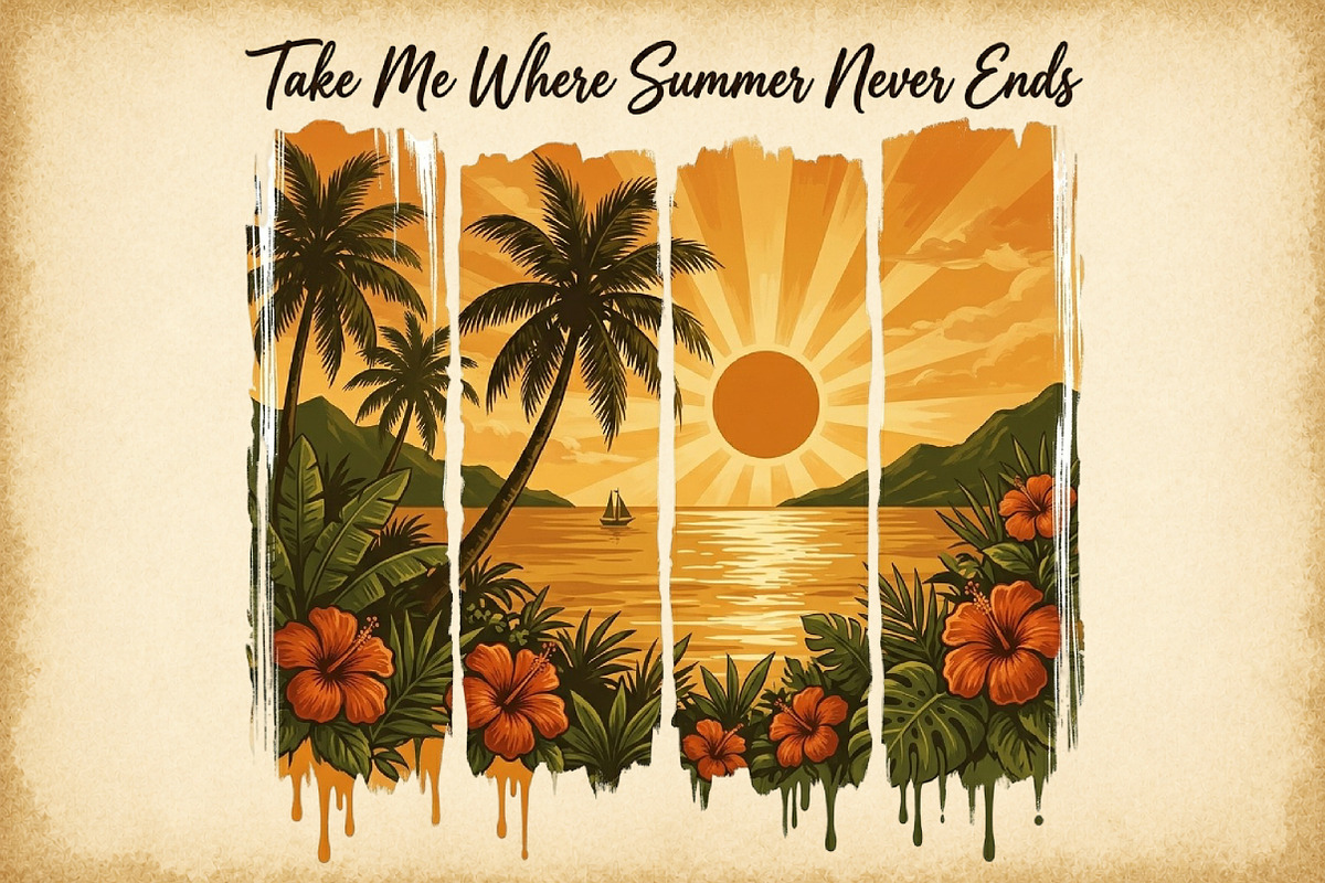 Summer Png, Summer Vacation Png, a Work Illustration by Sublimation Artist (Photo 1 of 9)
