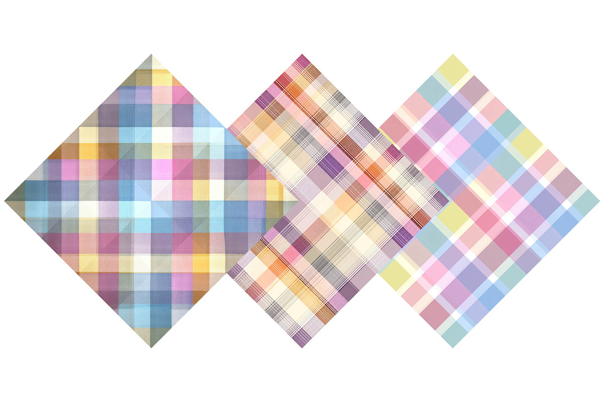 Spring, Easter Plaid Pattern, a Texture Illustration by DreamPrint404