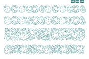 Tropical Doodles, Vector Set, a Decorative Illustration by Ilia Design (Thumbnail 3 of 11)