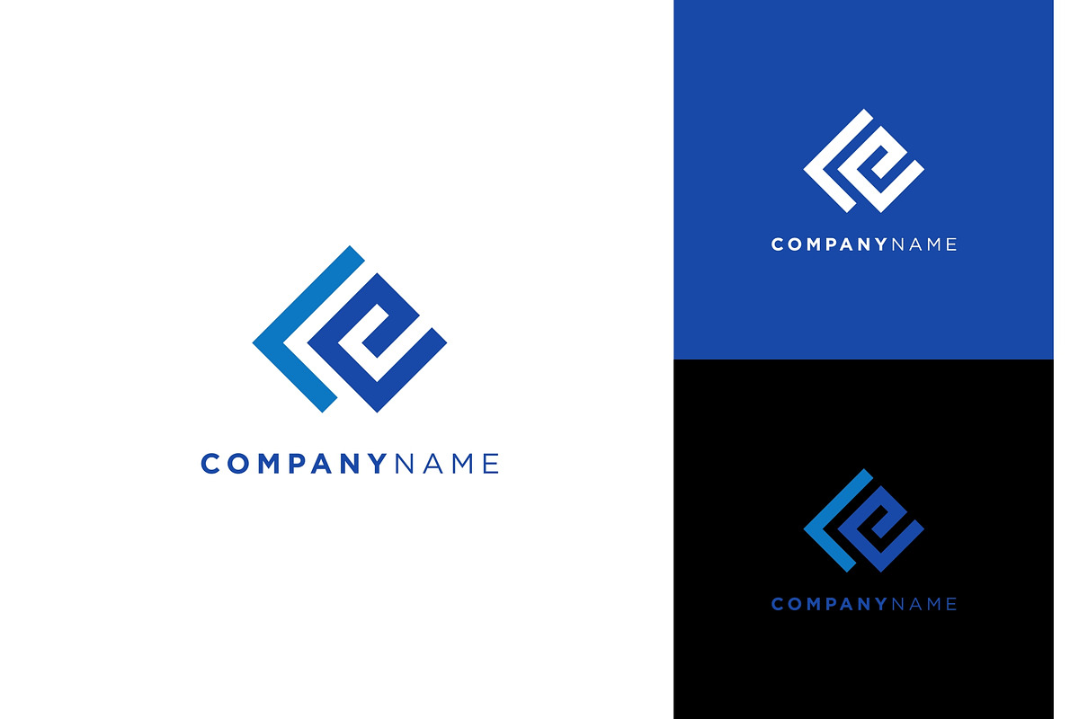 Letter LE Line Minimalist Logo, a Branding & Logo Template by ika trisiana (Photo 1 of 2)