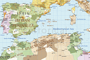 Political World Vector Map, an Illustration by Cartorical (Thumbnail 3 of 9)