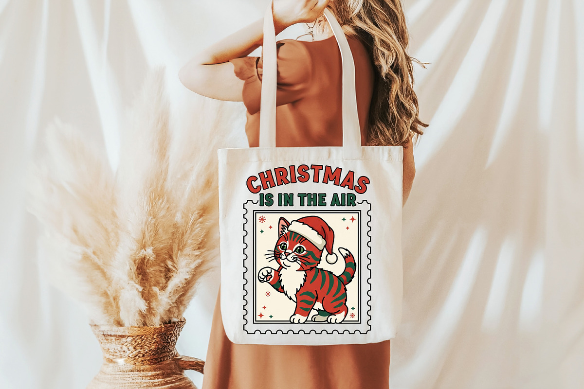 Christmas postage stamp Christmas, an Illustration by Daily.Designs (Photo 3 of 5)
