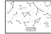 Elegant custom star map wall panel, an Illustration by Amazin_art (Thumbnail 9 of 36)