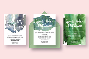 Artsy Wedding Invitation Collection