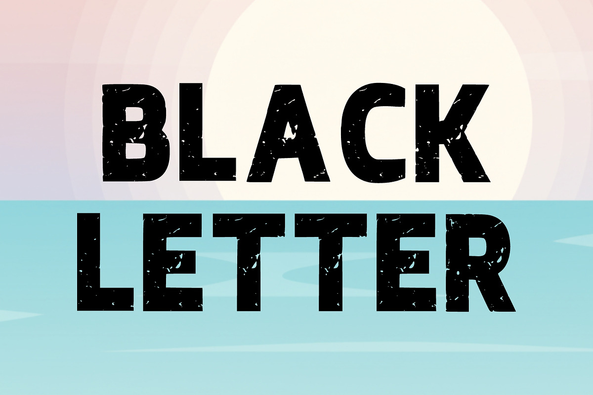 Dirty Vintage Retro Distressed Font, a Sans Serif Font by Fourteen Letter (Photo 2 of 8)