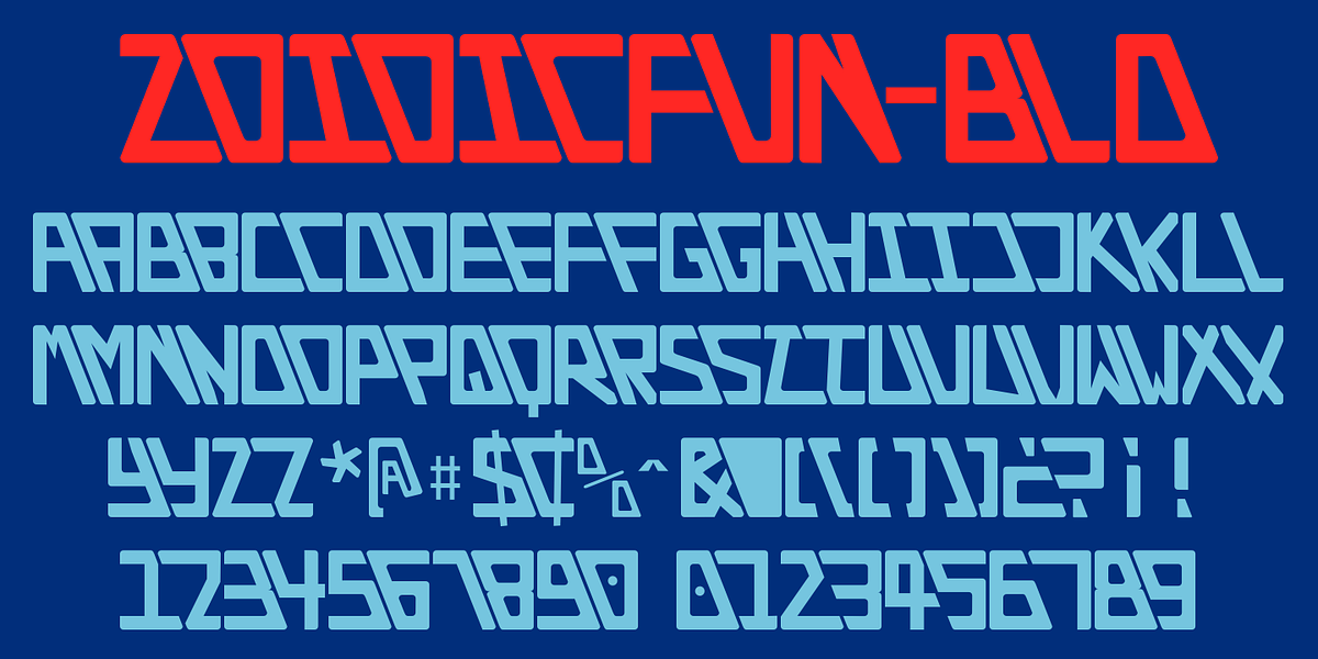 ZoidicFun, a Sans Serif Font by Ingrimayne Type (Photo 7 of 9)