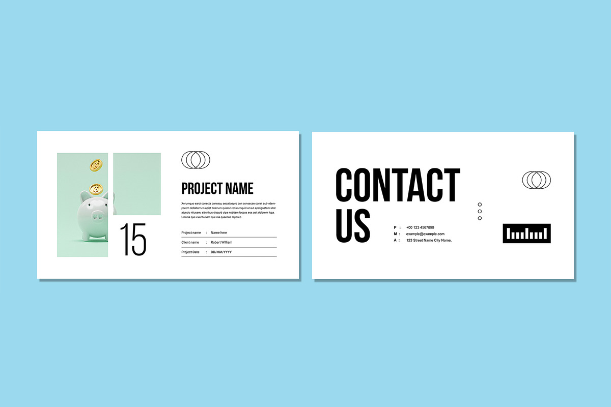 Portfolio Presentation Layout, a Presentation Template by ContestDesign (Photo 6 of 6)