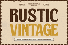 Rustic Vintage - Branding Logo Font