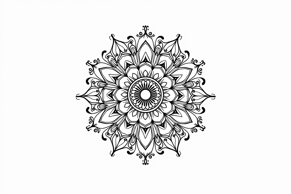 Decorative Mandala Vector, an Illustration by hafijul (Photo 3 of 9)