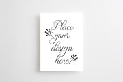 5x7 invitation card mockup psd flyer, a Photo by Leo Flo Mockups (Thumbnail 1 of 7)