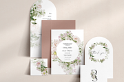 Dusty Rose fall watercolor flowers, a Decorative Illustration by Grace Noboa Illustrations (Thumbnail 4 of 10)