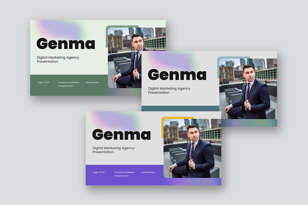 Genma Digital Marketing Agency PPT, a Presentation Template by kerismaker (Photo 2 of 10)