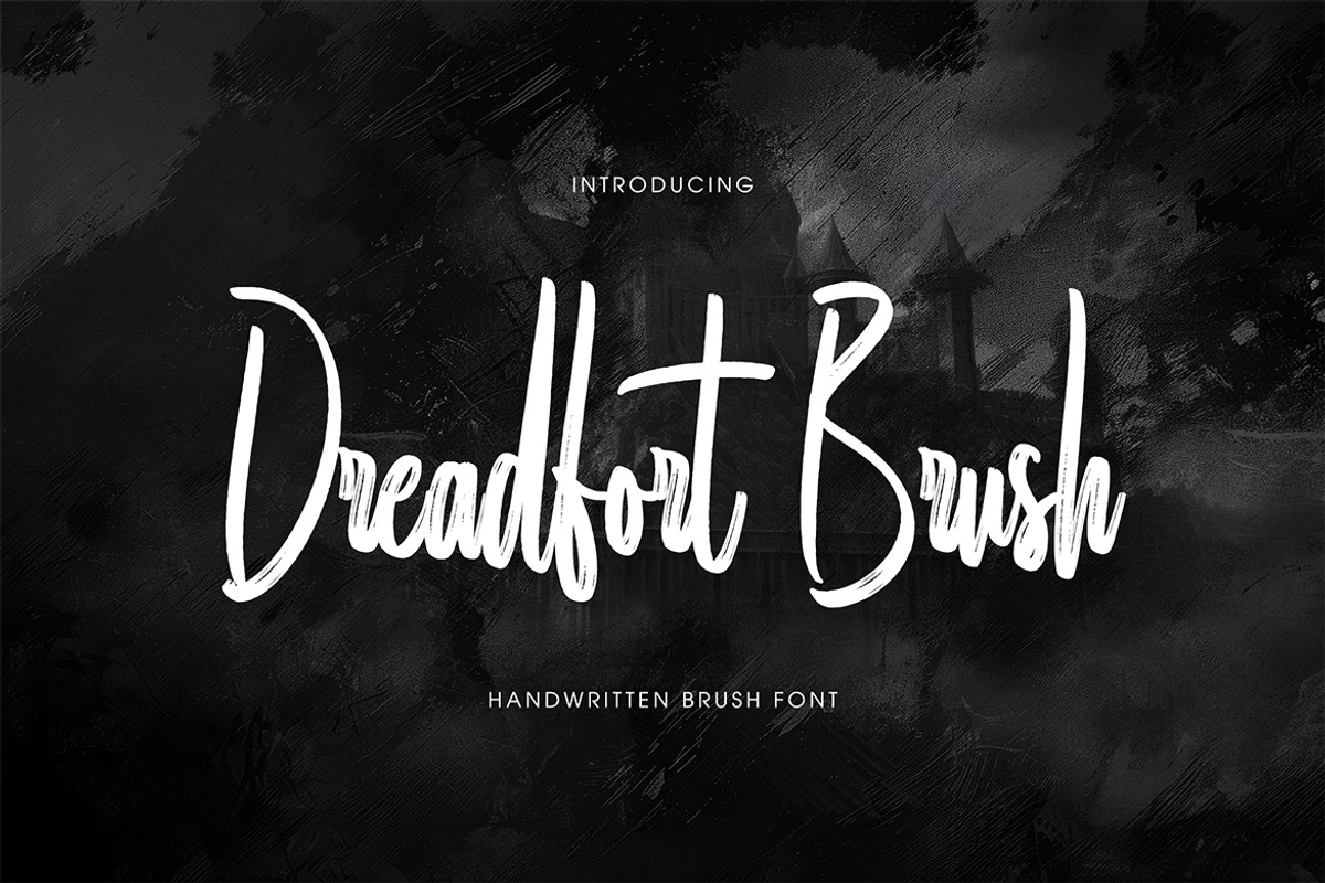 Dreadfort Handwritten Brush Font, a Handwritten Font by Geelator Studio (Photo 1 of 10)