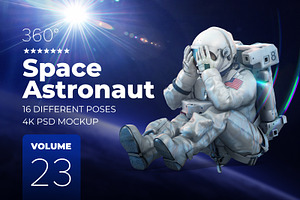 3D Mockup Space Astronaut 23