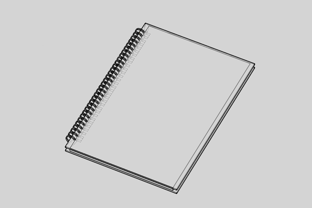 Notebook, an Object 3D Model by fahad121 (Photo 4 of 5)