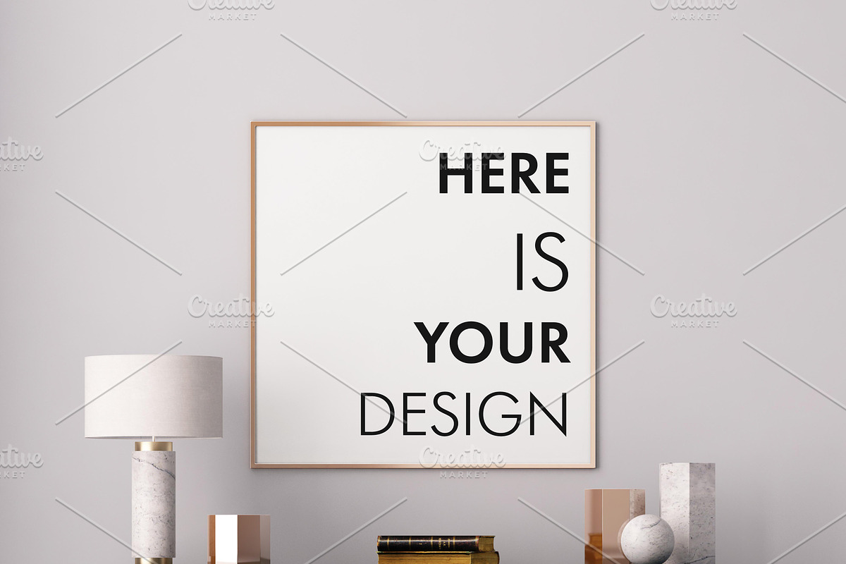 15 mockup of posters in the interior, a Print Template by FilL239 (Photo 12 of 16)