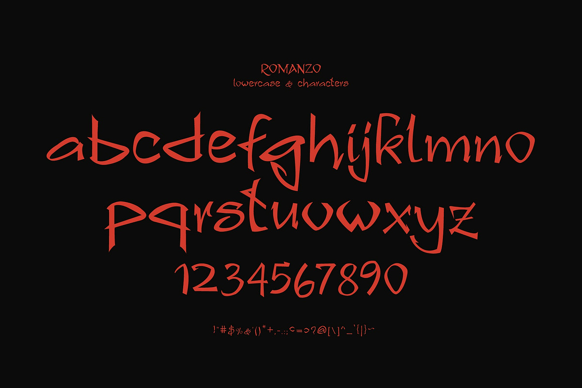 Romanzo - Creepy Display, a Serif Font by HipFonts (Photo 3 of 7)