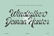 Beanuci, a Script Font by Damelev (Thumbnail 8 of 13)