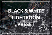 Moody B&W Lightroom Preset, an Action Add-On by DirtyGrid (Thumbnail 1 of 4)