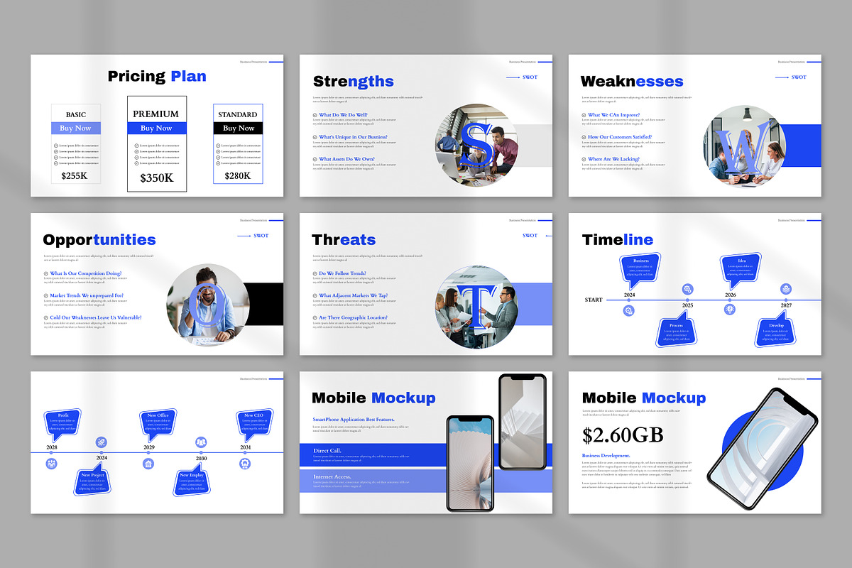 Business Presentation Template, a Presentation Template by Mighty-Slide (Photo 10 of 11)