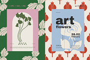 70 Vintage Bold Silhouette Flowers, an Object Illustration by likorbut (Thumbnail 8 of 10)