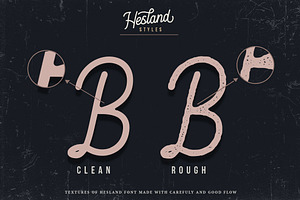 Hesland - Vintage Script Font