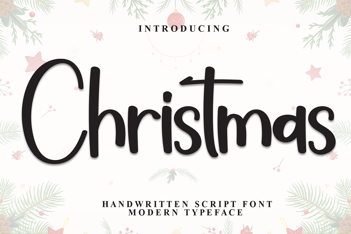 Christmas | Script Font, a Script Font by Scratchones (Photo 1 of 8)