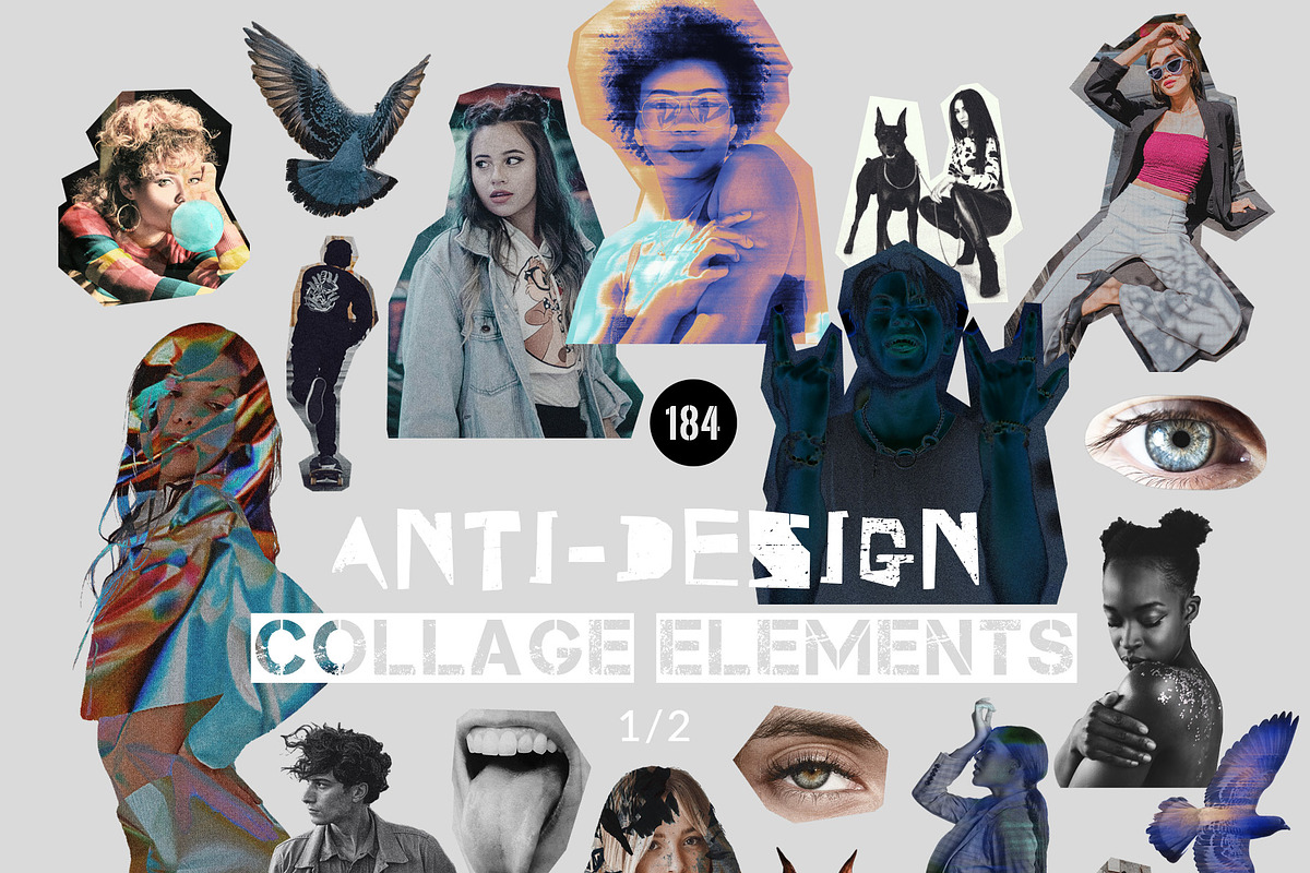 Anti-design Grunge Collage, a Graphic by SunnyAfternoons (Photo 3 of 14)