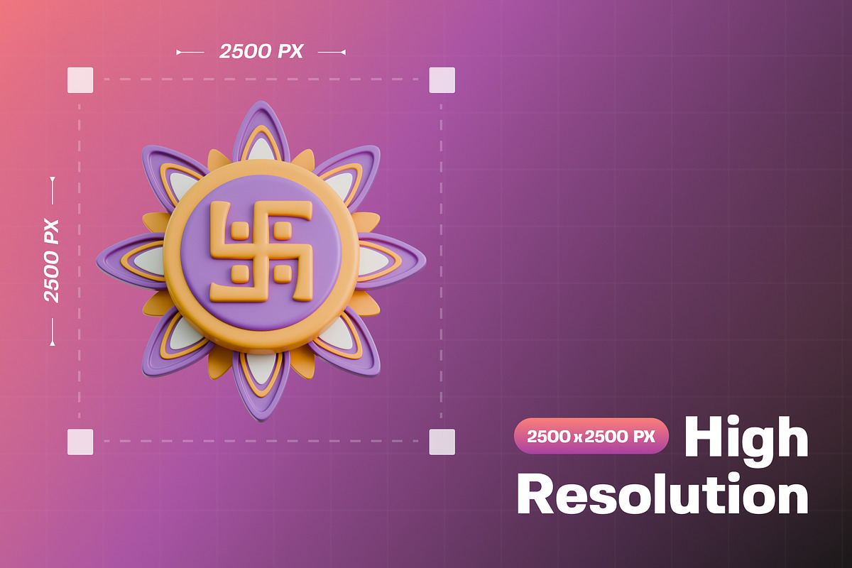 Diwali Festive Culture 3D Icon Pack, an Object 3D Model by Haps Space (Photo 2 of 4)