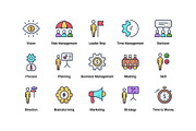 Business Management icons set, an Icon by Vector Squad (Thumbnail 2 of 5)