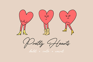 Pretty Hearts, a Graphic by Alina Sh