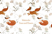 Watercolor Foxes, an Illustration by Pretty light (Thumbnail 1 of 5)