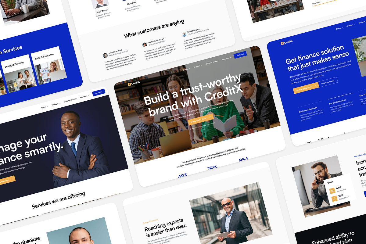 CreditX - Finance Figma Template, an UI Kit Template by FinestDevs (Photo 7 of 8)