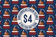 Gingerbread Snow Globes Pattern, a Pattern Graphic by K McCormack Designs (Thumbnail 1 of 4)