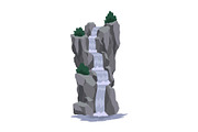 Cartoon river cascade, an Animal Illustration by Things for designers (Thumbnail 1 of 3)