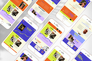 Squarespace Template 7.1: Positivity, a Landing Page Template by tinathetinybeana (Thumbnail 2 of 6)