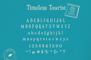 Timeless Tourist - Vintage Ad Type