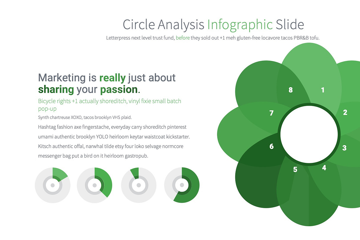 Circle Analysis - PowerPoint Slides, a Presentation Template by Pulsecolor