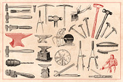 120 Vintage Tools & Craft, an Illustration by Brigantine Designs (Thumbnail 5 of 7)
