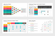 Matrix Diagrams PowerPoint Template, a Presentation Template by SlideOne (Thumbnail 6 of 12)