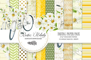 DAISY DIGITAL PAPER PACK