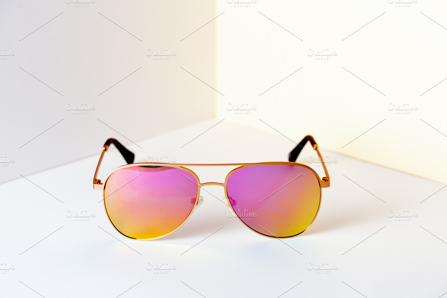 Stylish pink aviator sunglasses on m stock photo containing sunglasses and, a Beauty & Fashion Photo by SZ IMAGE