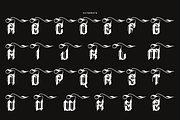 Jewal Glasmor - Tattoo Font, a Blackletter Font by QR Design Studio (Thumbnail 11 of 14)