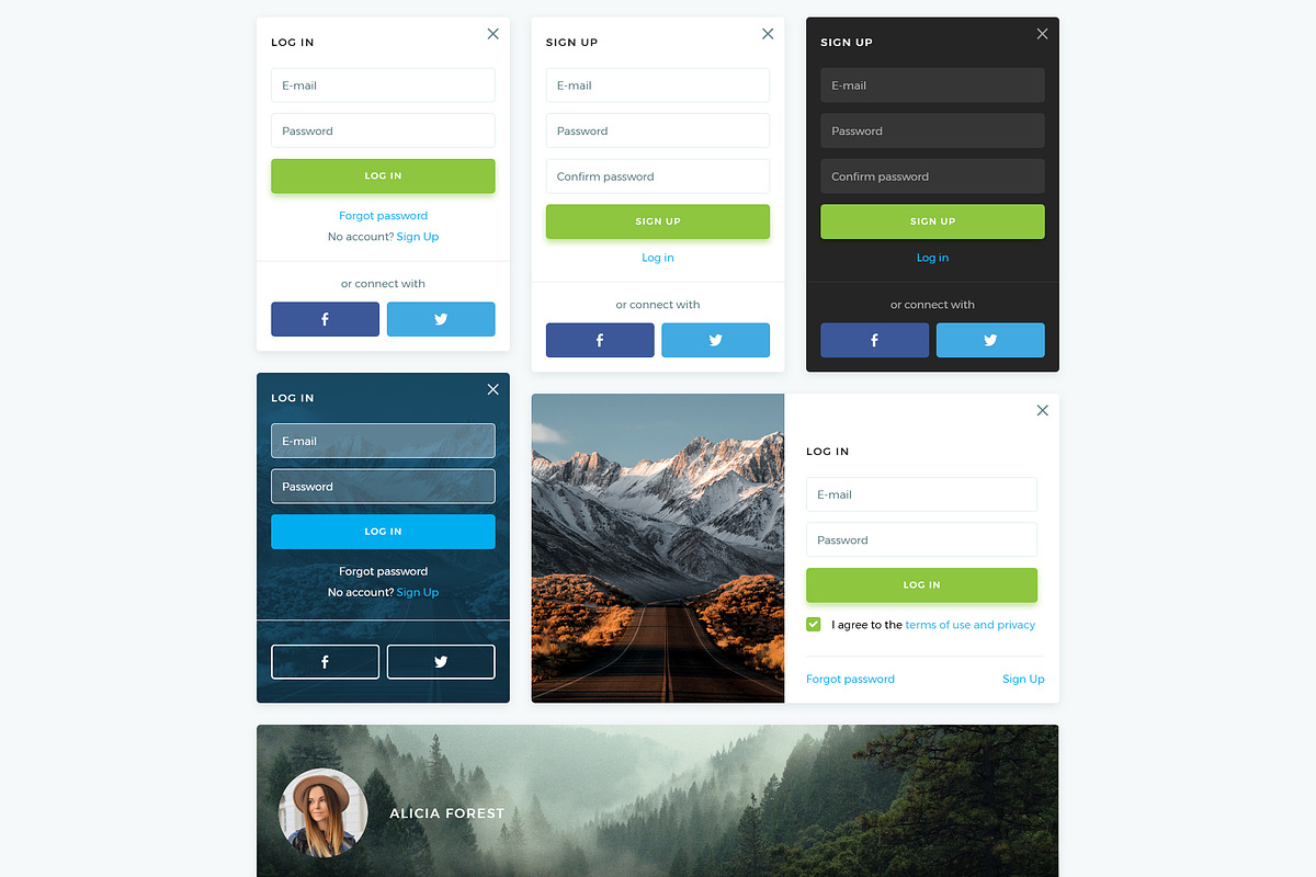 Tristero UI Kit, an UI Kit Template by Tristero (Photo 6 of 10)