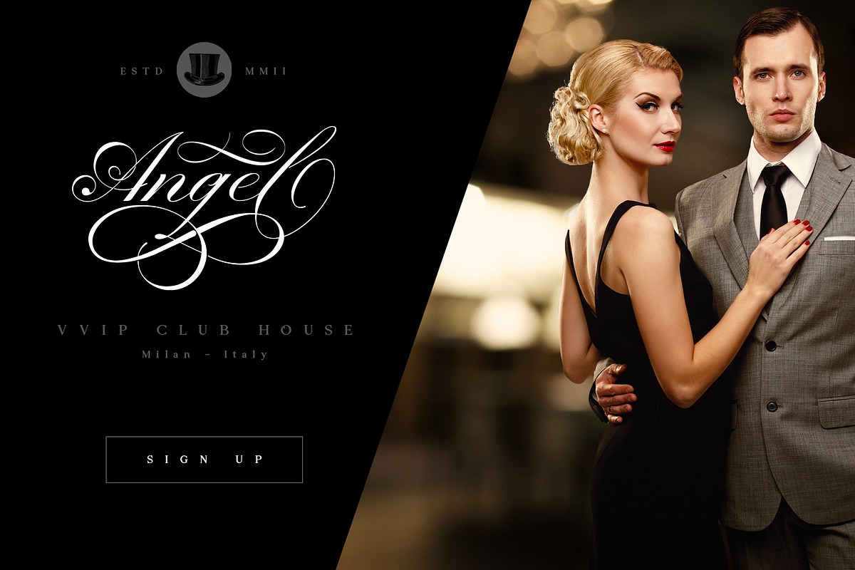 Prestissimo Classy (20% 0FF), a Script Font by Burntilldead (Photo 7 of 23)